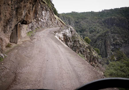 Mountain road Mexico
